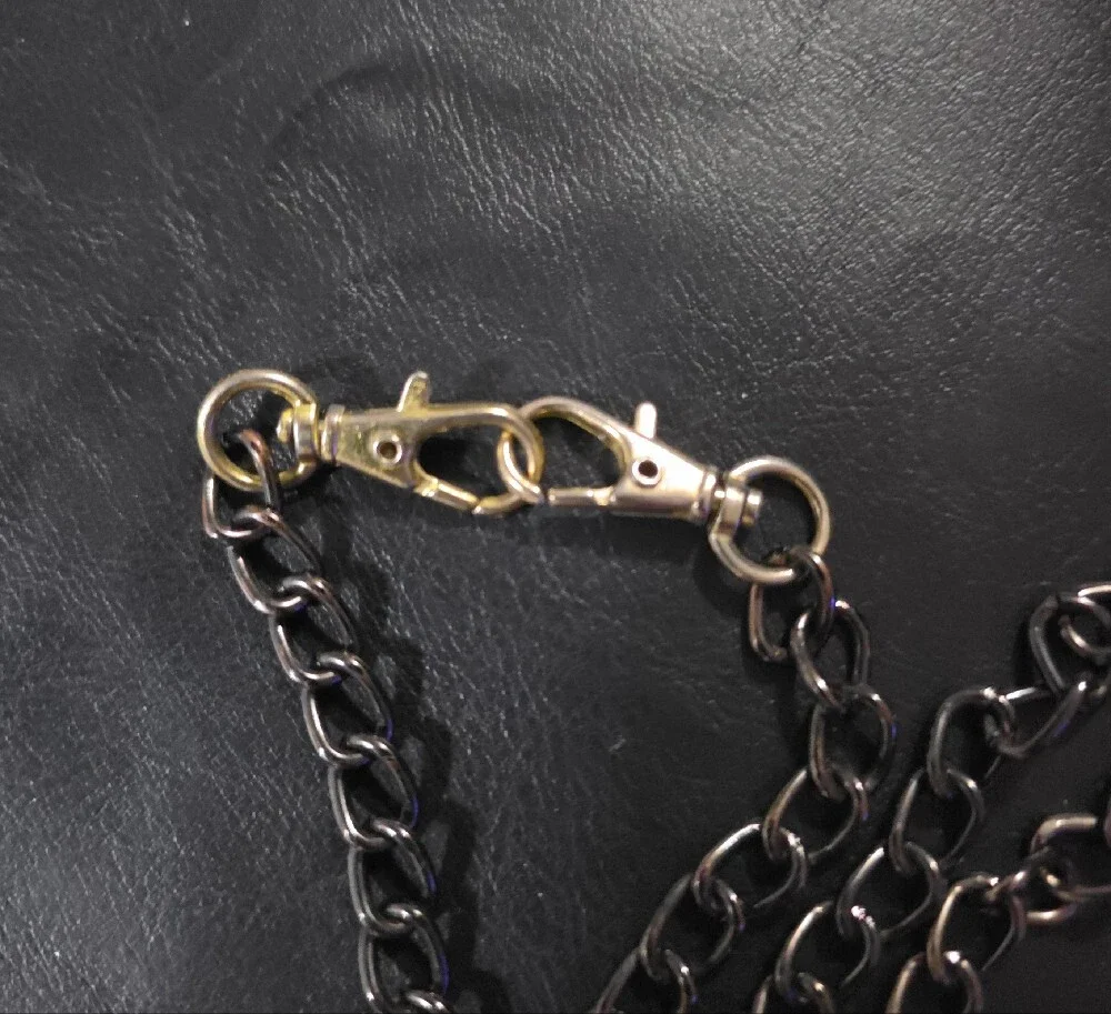 Black Metal Chain Strap/ Belt - Women Accessories